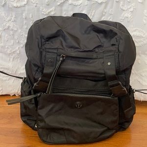 Lulu Lemon Black Backpack
